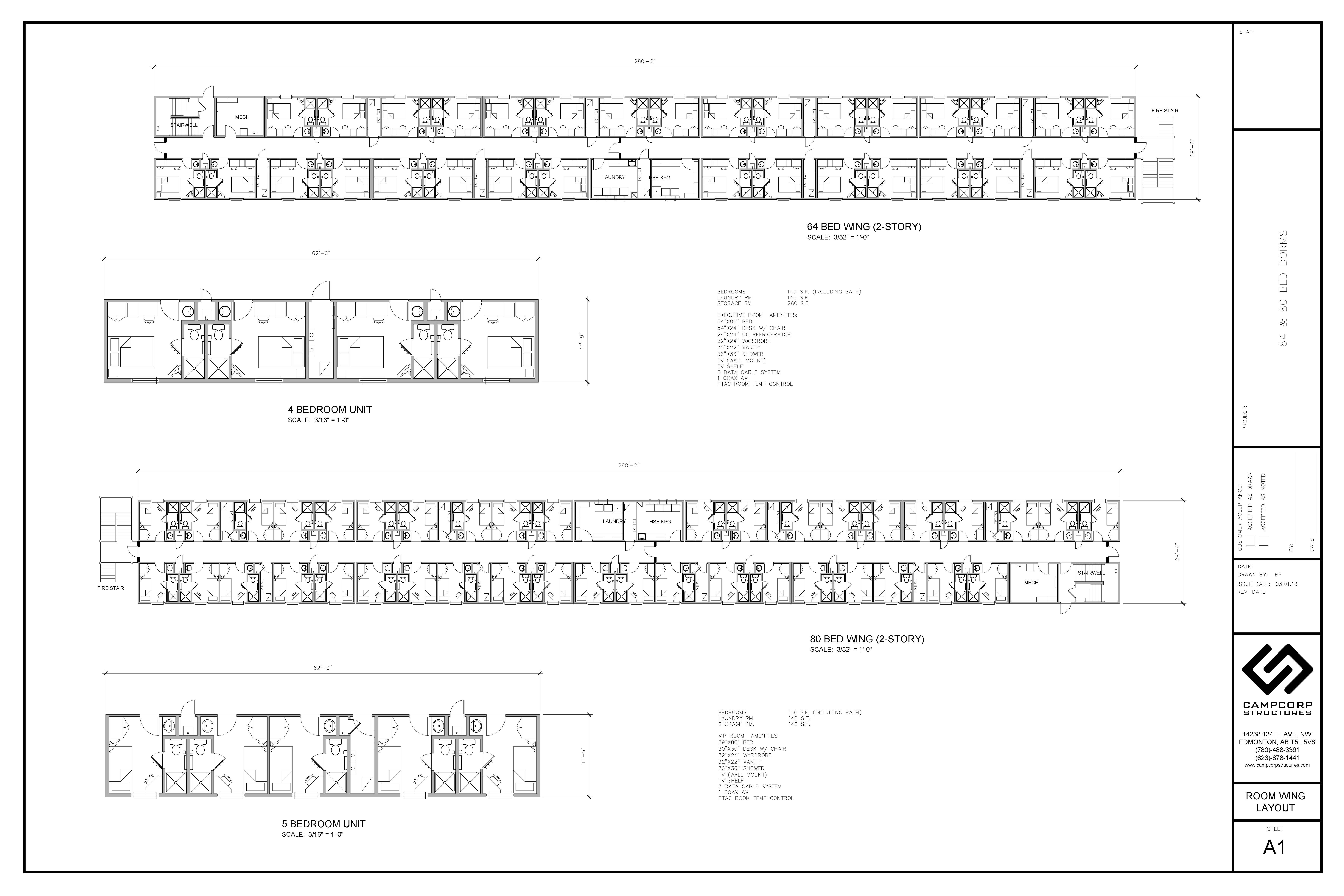 Executive 144 Bed Camp with Large Kitchen (500 plus)