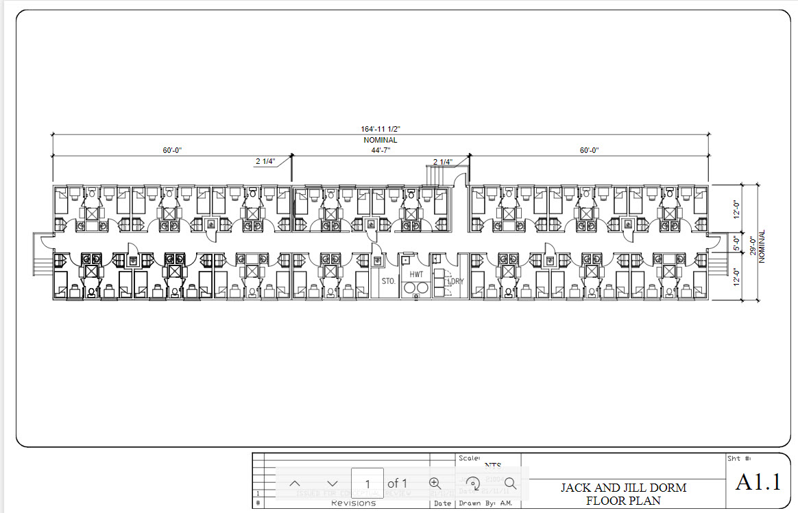 35 Person Jack and Jill Dorm Complex-Ready to Go!