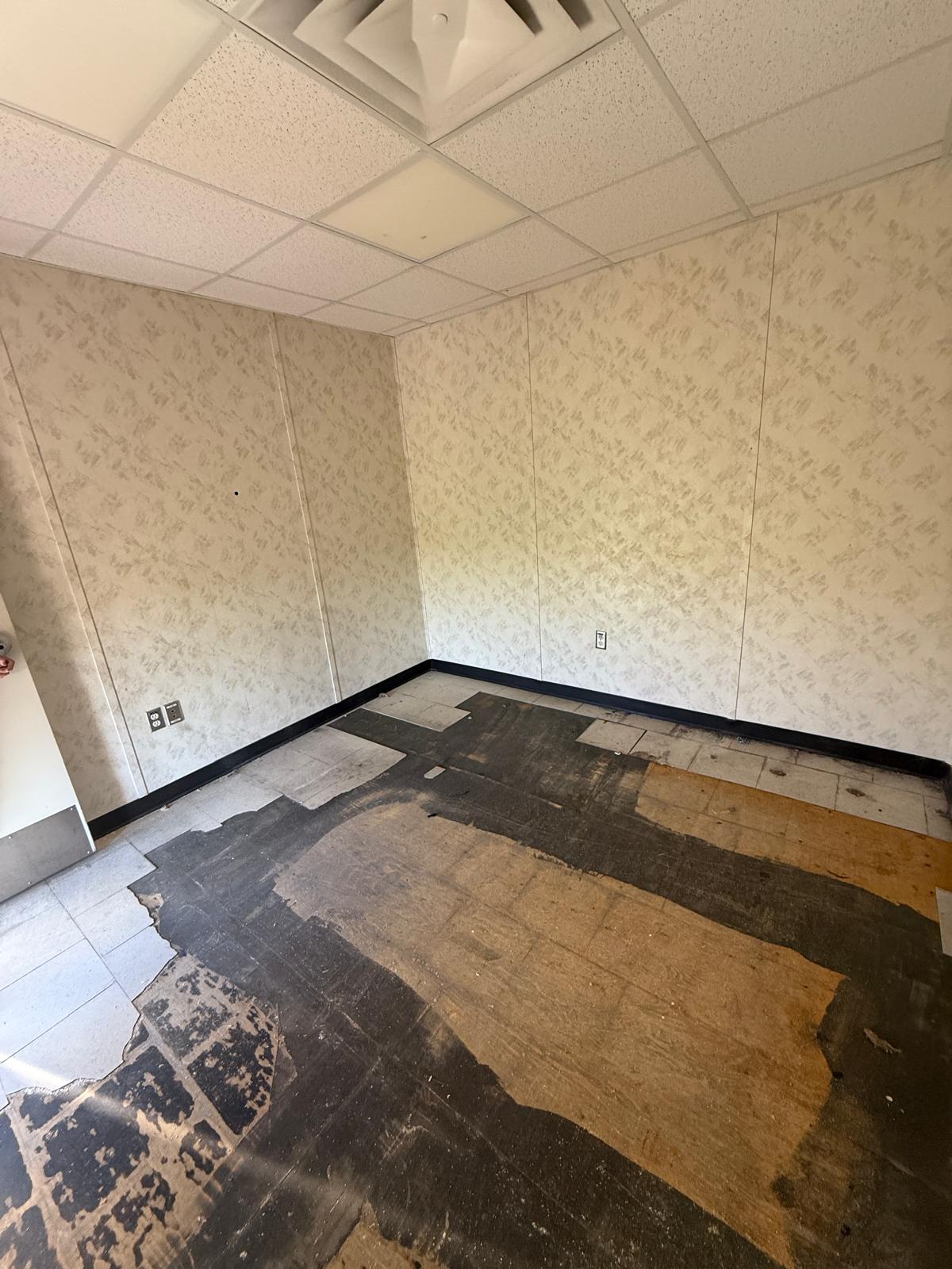 3 Unit Open Office, Private offices, washroom and lunch room
