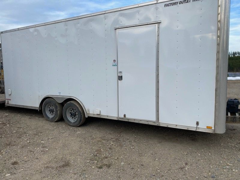 2021 Factory Outlet Trailers — Enclosed Cargo/Work Trailer | 8.5' x 24' Tandem Axle